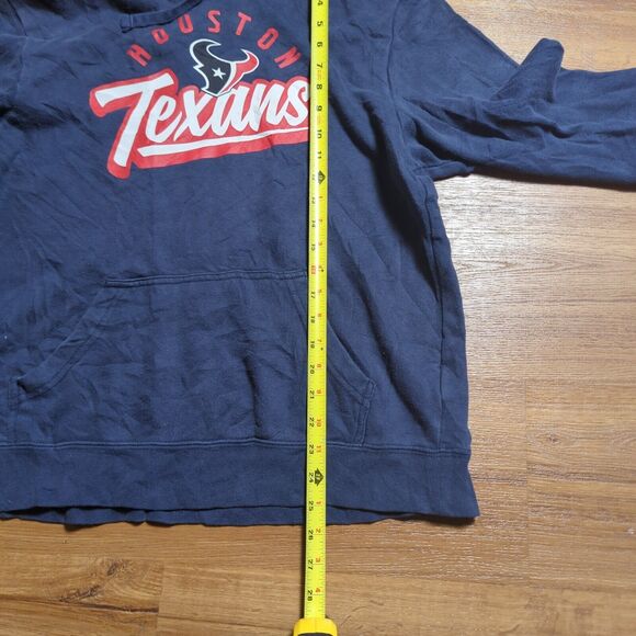Houston Texans Sweatshirt Mens Medium Blue Hoodie NFL Football Pullover - Picture 8 of 9